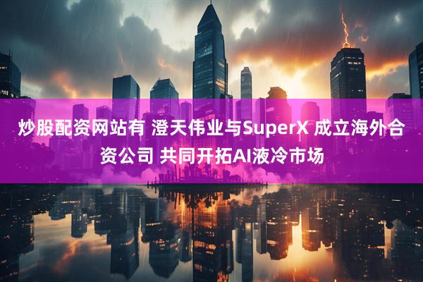 炒股配资网站有 澄天伟业与SuperX 成立海外合资公司 共同开拓AI液冷市场