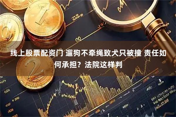 线上股票配资门 遛狗不牵绳致犬只被撞 责任如何承担？法院这样判